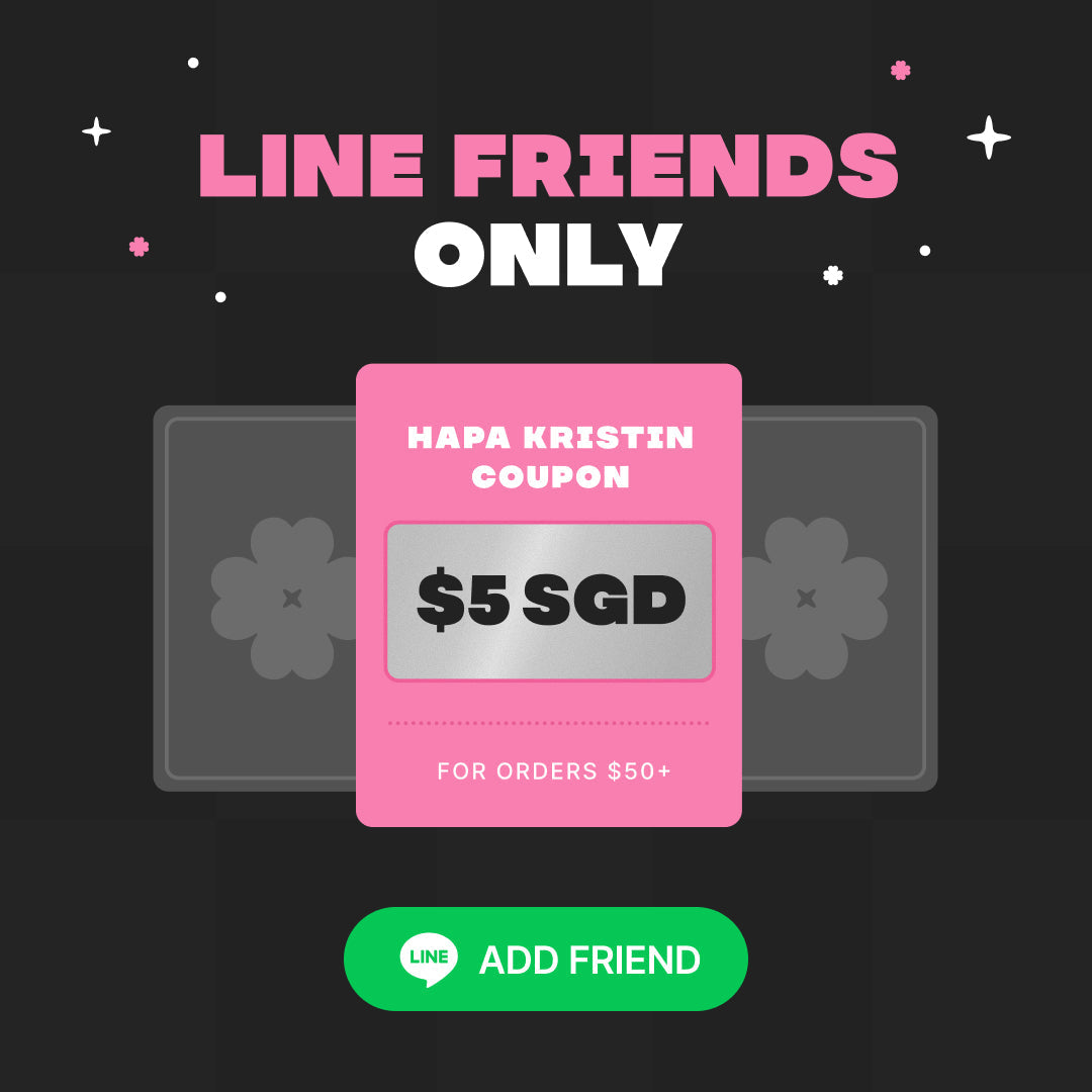 🍀 Lucky Wednesday: Add Hapa Kristin on LINE & Win a $5 Coupon!