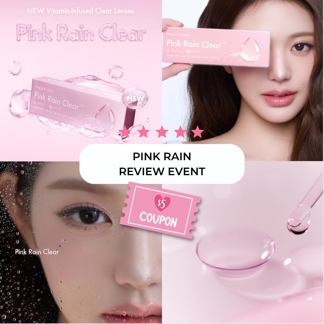 Review Event $5 Coupon : Pink Rain - Clear