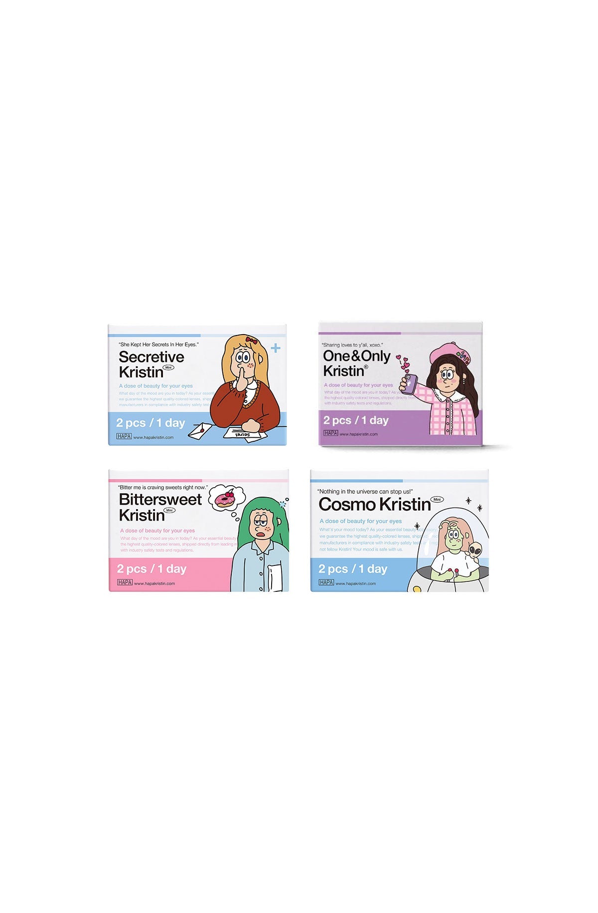 Lucky Green 1Day Trial Set | Hapa Kristin South-East Asia Store